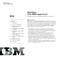 DevOps: el enfoque de IBM