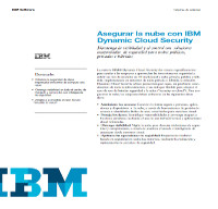 Asegurar la nube con IBM Dynamic Cloud Security