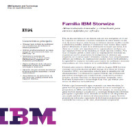 Familia IBM Storwize