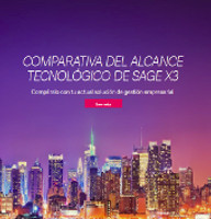 Comparativa del alcance tecnológico de Sage X3