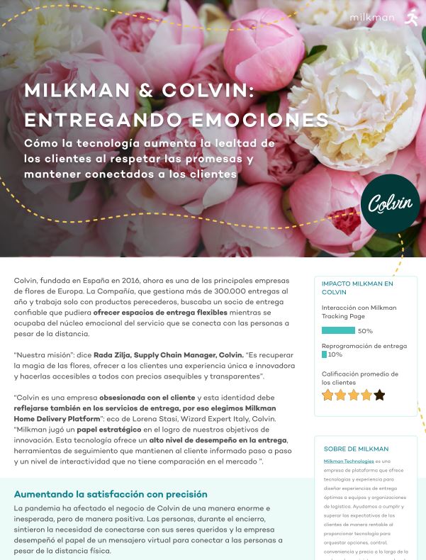 Milkman & Colvin: entregando emociones
