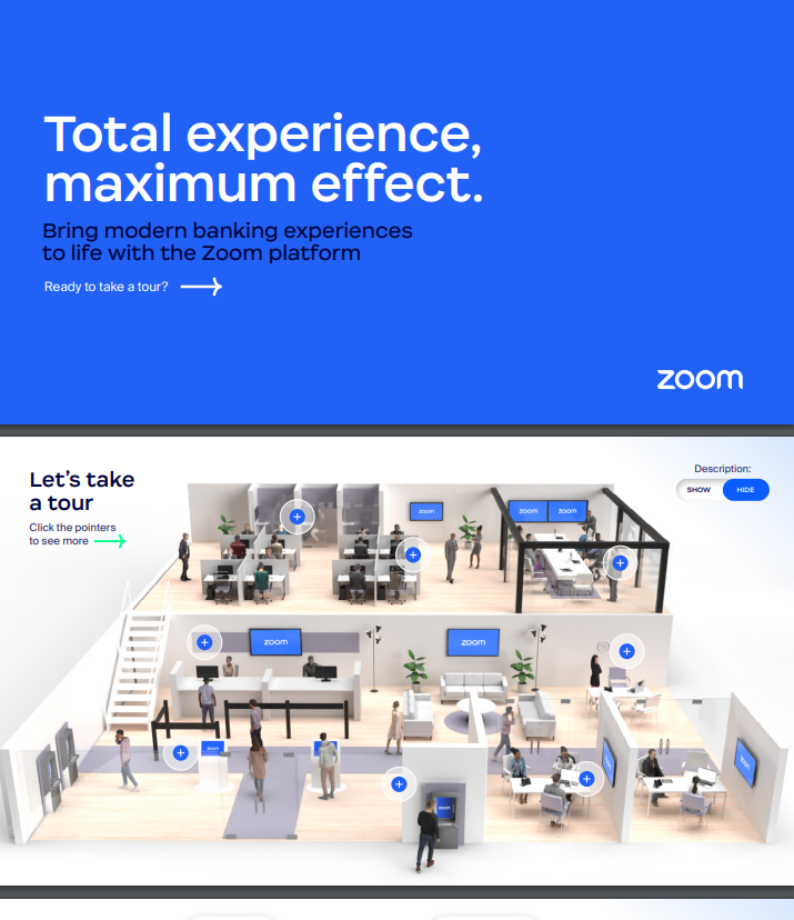 Experiencia total, efecto máximo: Experiencias bancarias modernas con la plataforma Zoom