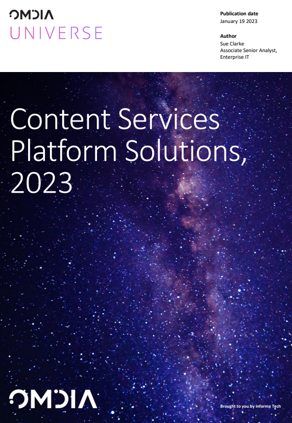 Soluciones de plataformas de servicios de contenidos, 2023