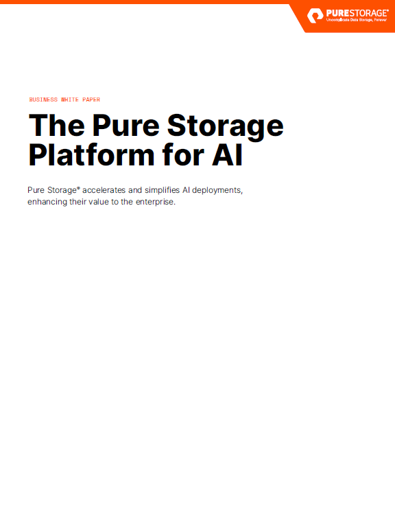 La plataforma de Pure Storage para IA